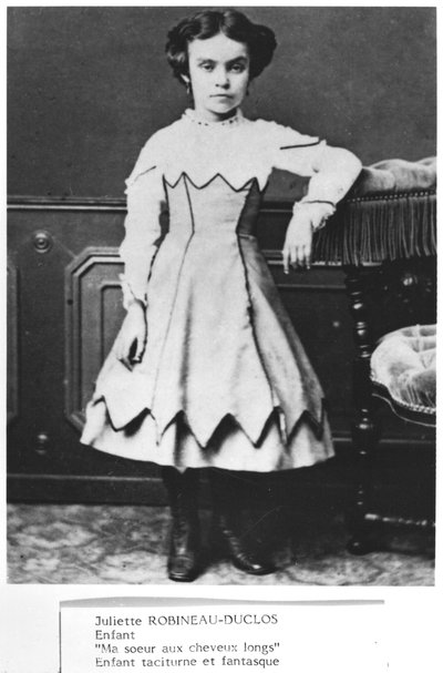 Juliette Robineau-Duclos (b.1860) by French Photographer